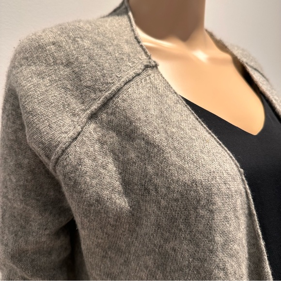 CASHMERE Open Front Cardigan - Picture 5 of 11